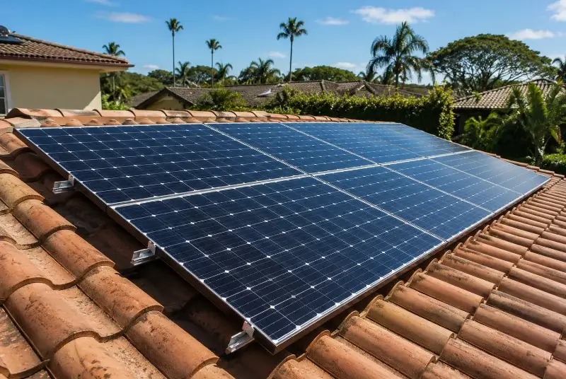 Installation de panneaux solaires à Saint-Julien-de-Cassagnas